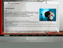 Tablet Screenshot of galliscenografie.it